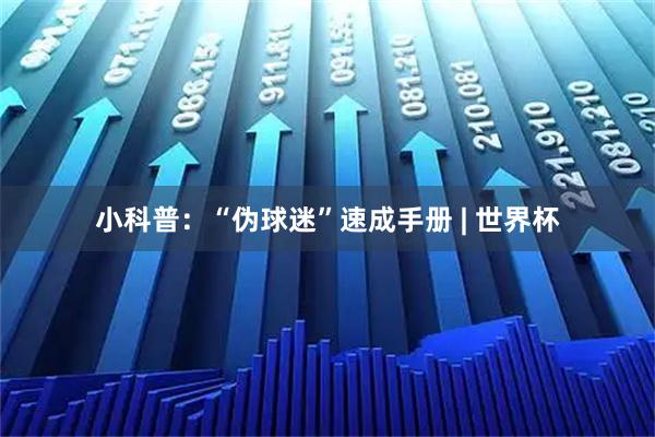 小科普：“伪球迷”速成手册 | 世界杯