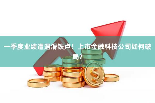 一季度业绩遭遇滑铁卢！上市金融科技公司如何破局？