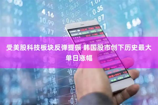 受美股科技板块反弹提振 韩国股市创下历史最大单日涨幅